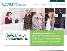 Tablet Screenshot of iowafamilychiropractic.com
